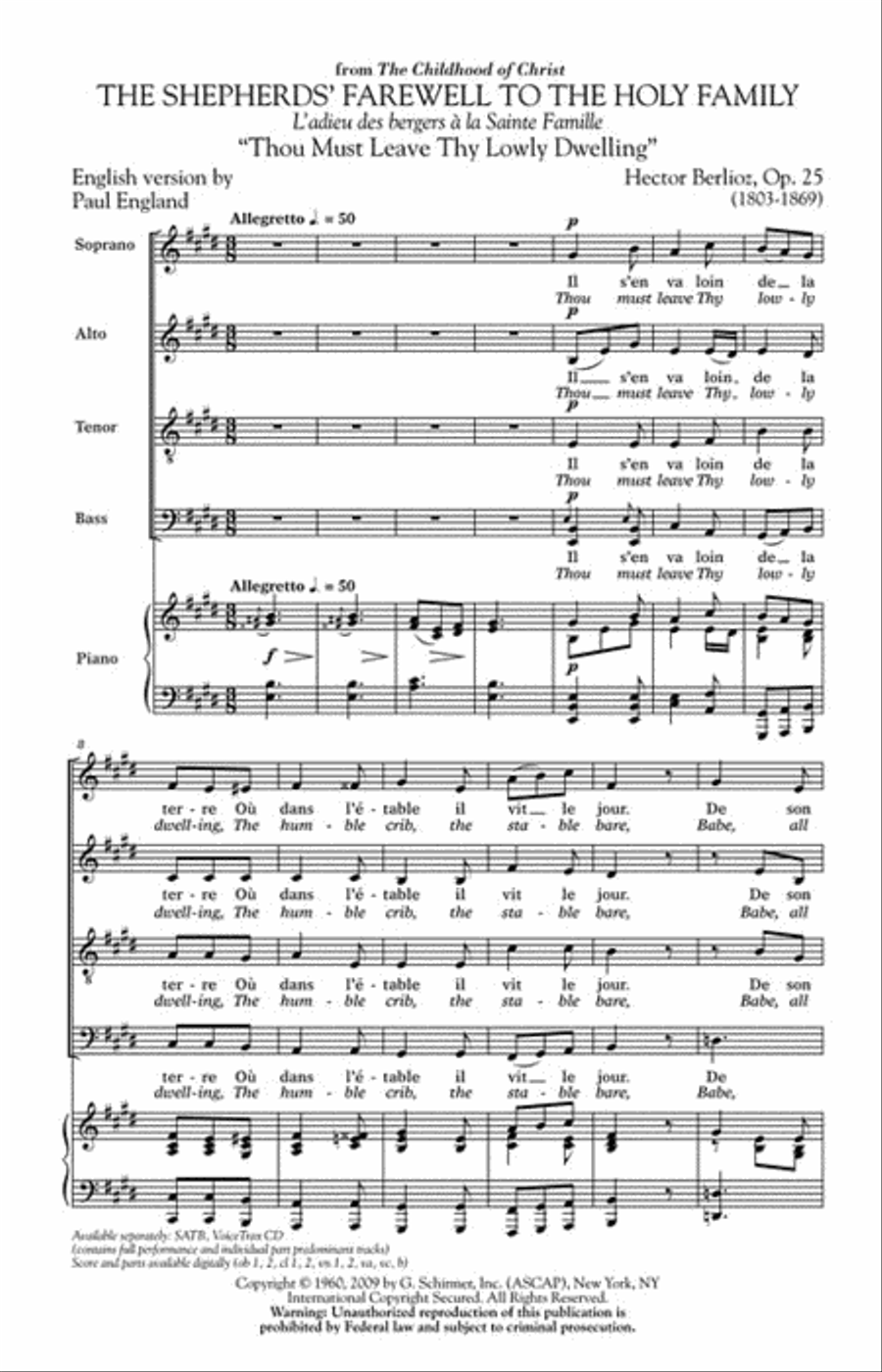 The Shepherds' Farewell to the Holy Family 4-Part scores gallery preview page 2