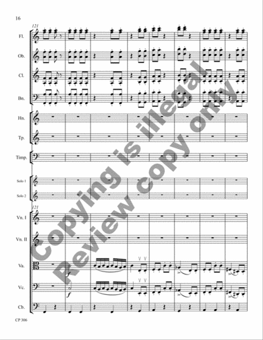 Little Suite Full Orchestra scores gallery preview page 96