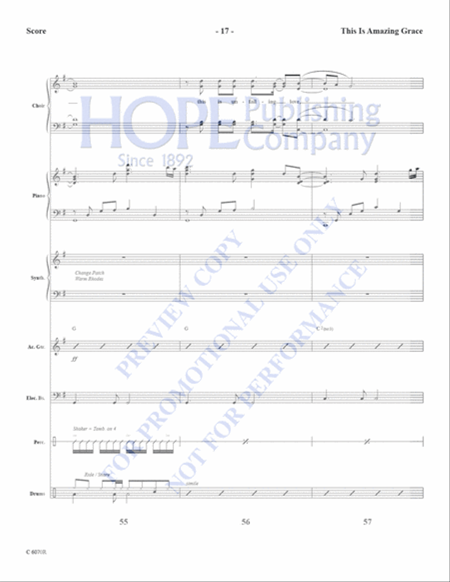 This is Amazing Grace This is Amazing Grace Choir scores gallery preview page 19