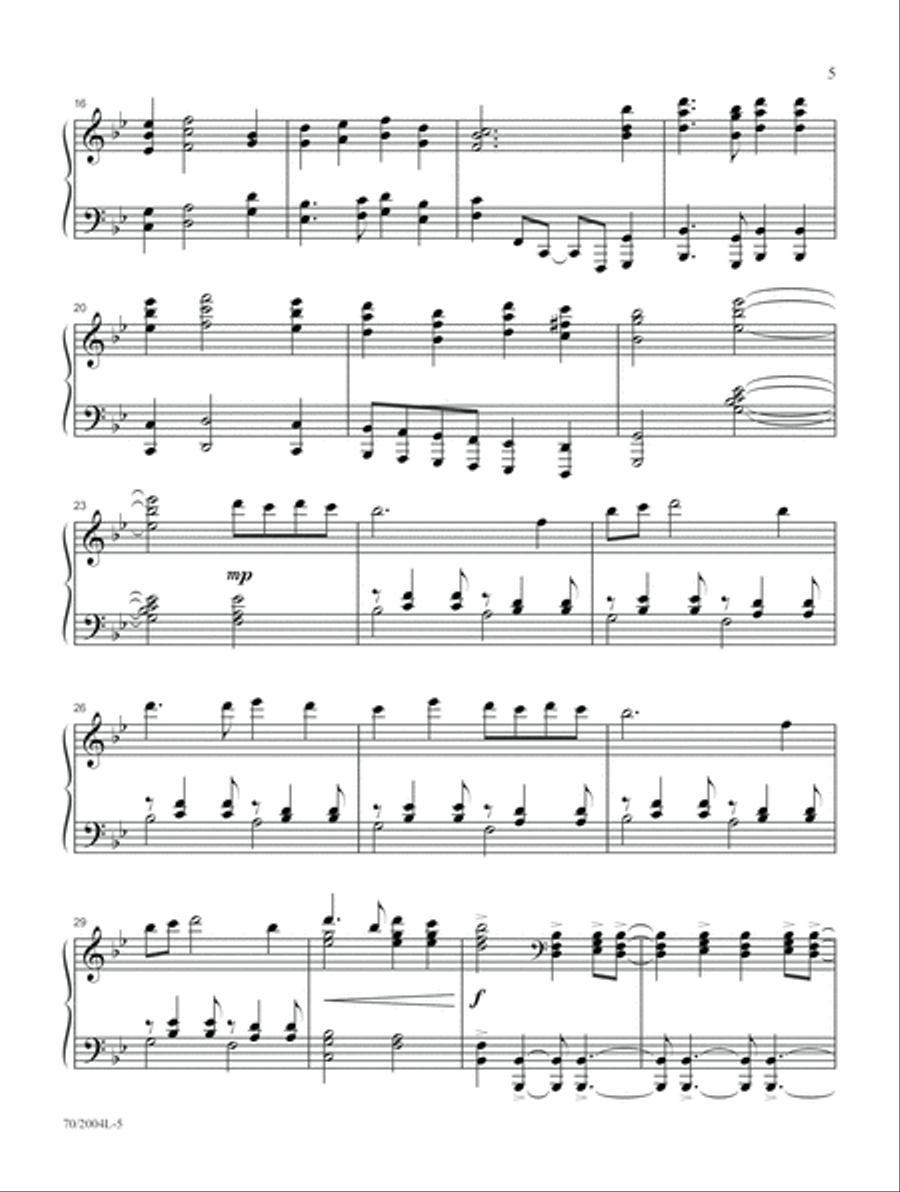 Spirituals (Digital Delivery) Piano Solo scores gallery preview page 5