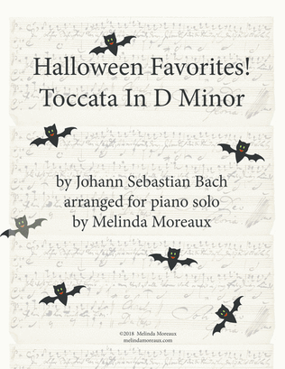 Toccata In Dm Piano Halloween Arrangement