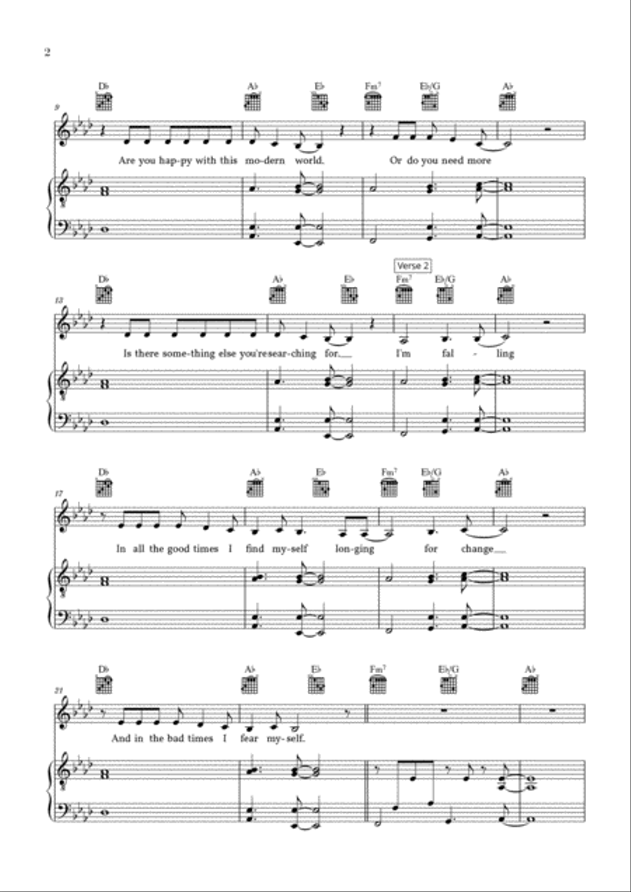 Shallow Vocal Duet scores gallery preview page 2