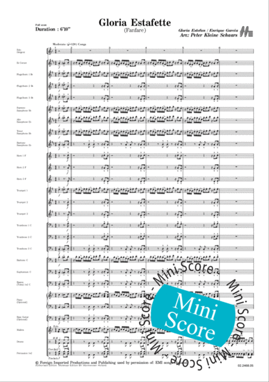 Gloria Estafette Big Band scores gallery preview page 5