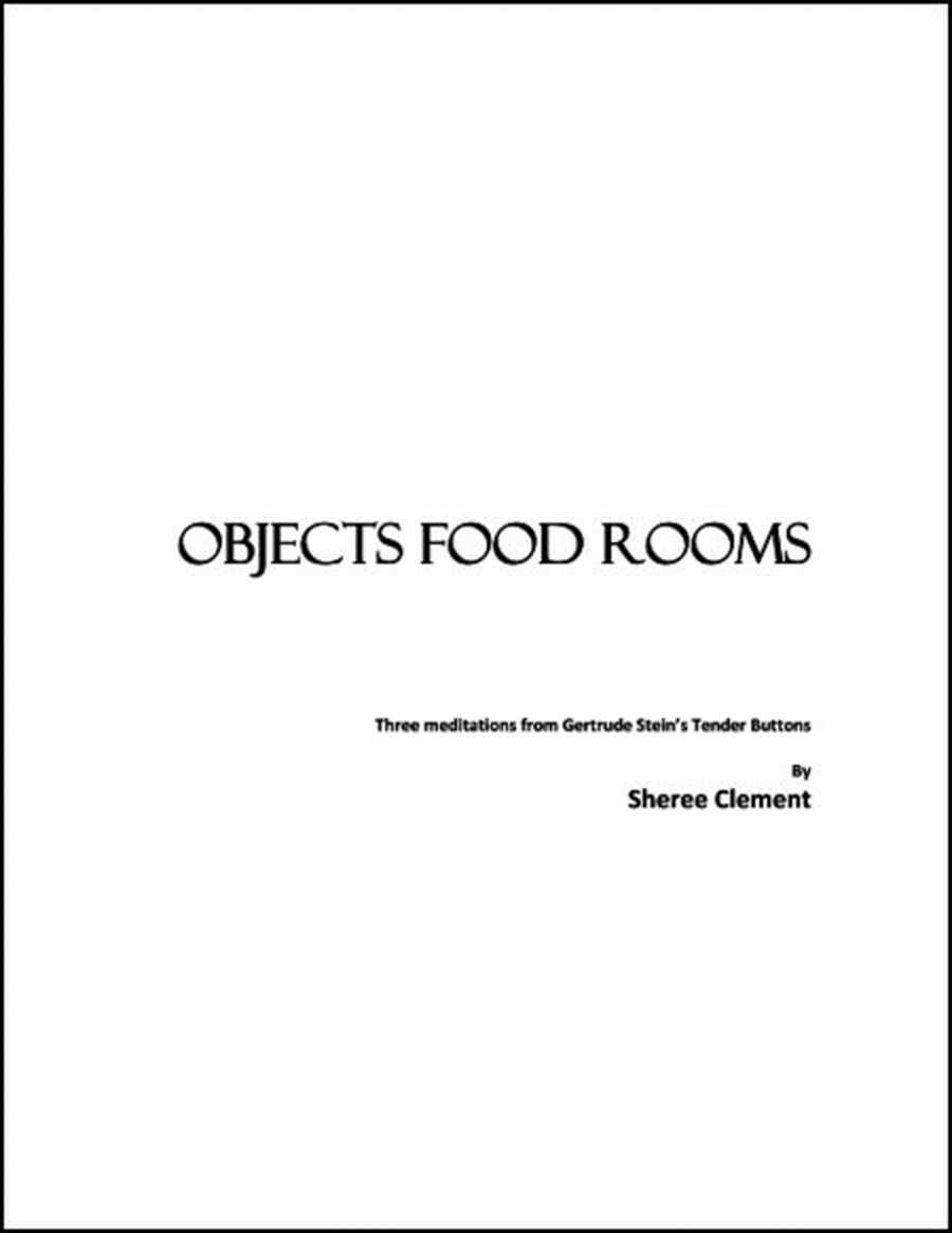 Objects, Food, Rooms