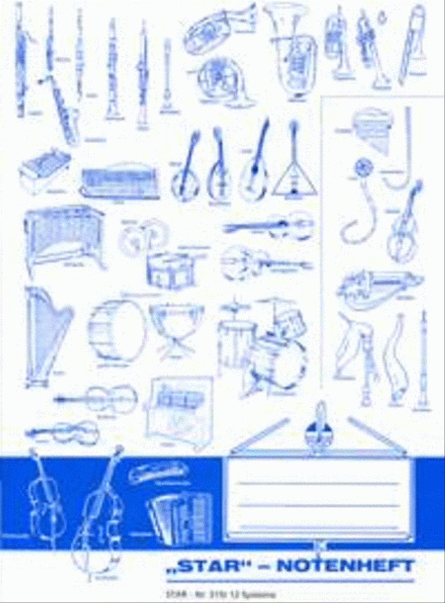 Notenheft 12 Systeme Collection / Songbook scores gallery preview page 1