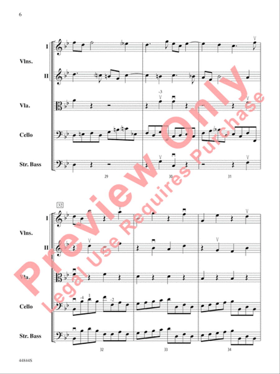 Concerto Grosso, Opus 6, No. 8 String Orchestra scores gallery preview page 7