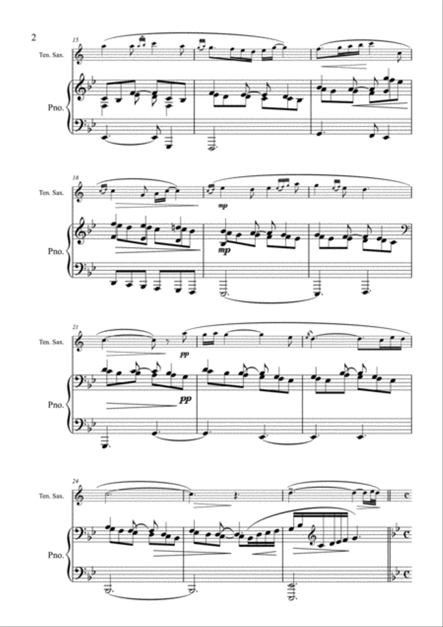 Burns Songs - Set 2 - Tenor Saxophone - TK Murray Tenor Saxophone scores gallery preview page 2