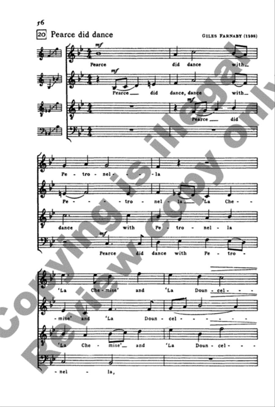 Invitation to Madrigals, Book 2 4-Part scores gallery preview page 45