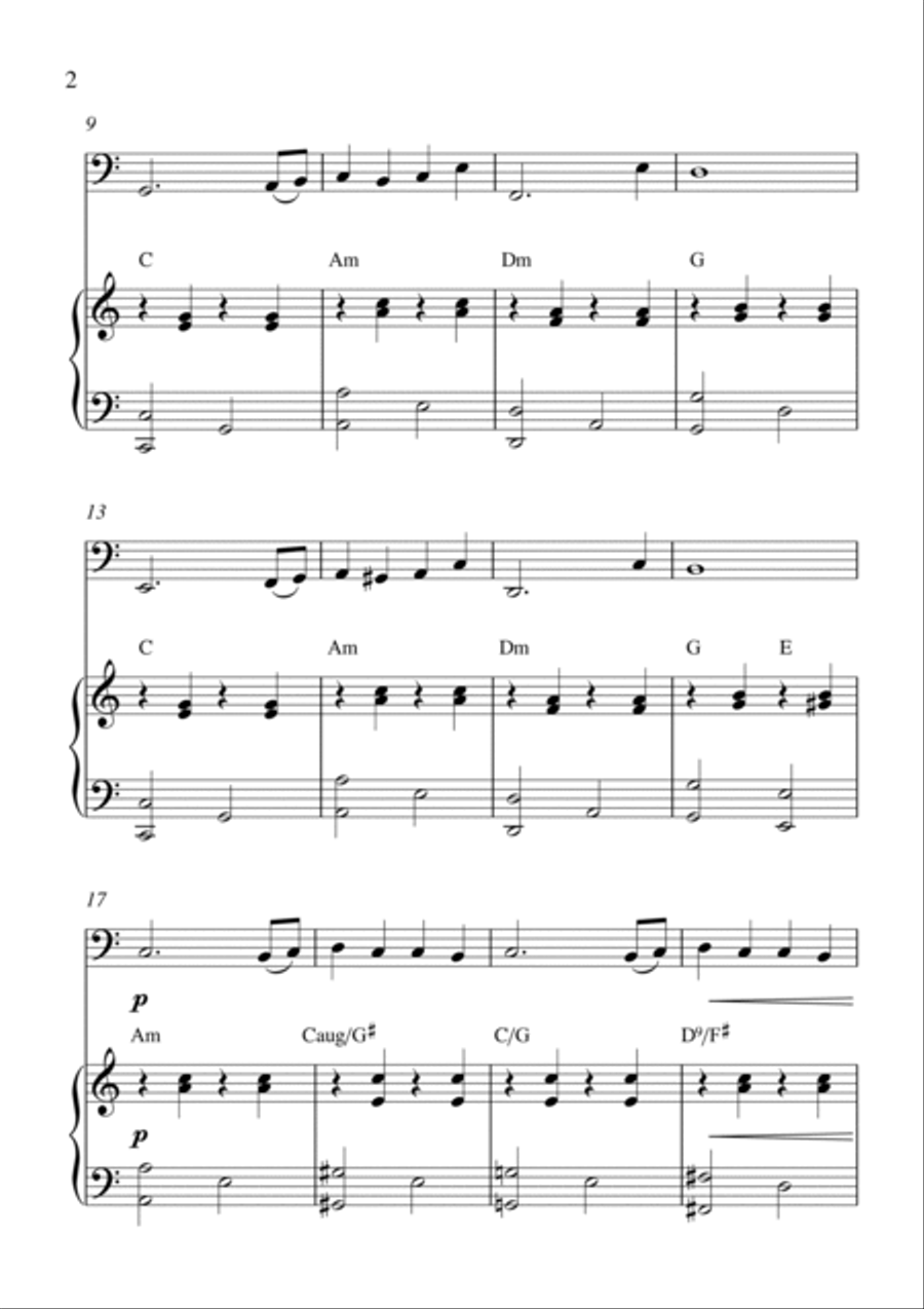 More (ti Guarderò Nel Cuore) Piano scores gallery preview page 2