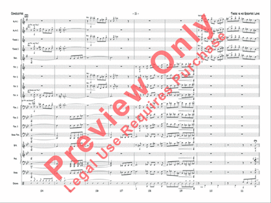 There Is No Greater Love Jazz Ensemble scores gallery preview page 16