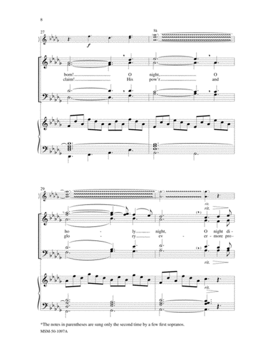 O Holy Night (Choral Score)