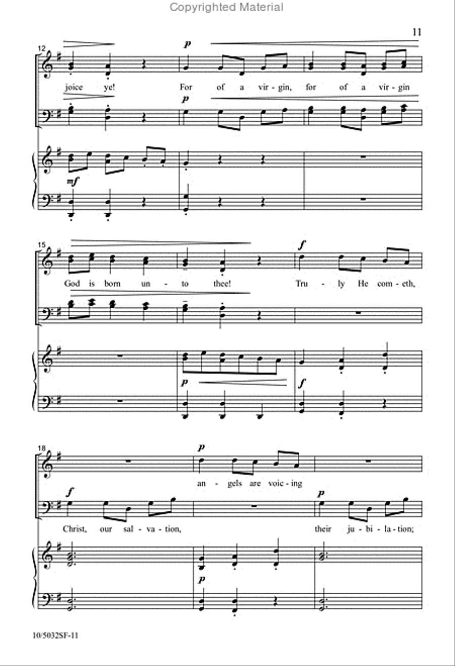 Christmas Joy! 4-Part scores gallery preview page 12