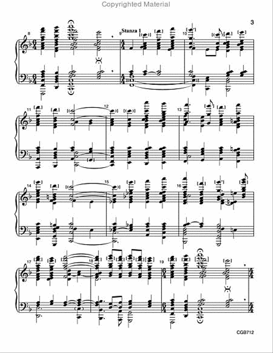 When in Our Music God Is Glorified Handbells Handbell Choir scores gallery preview page 3