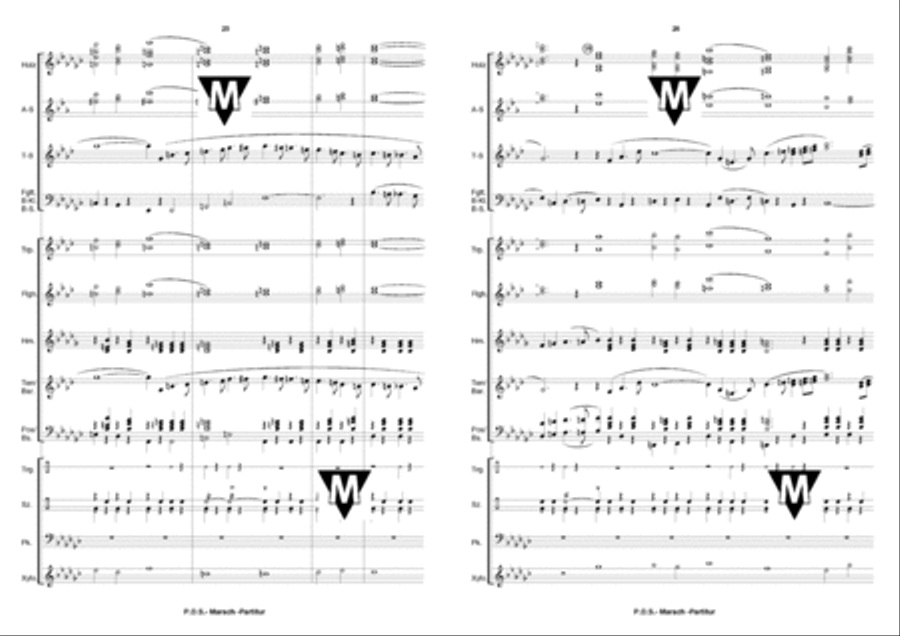 P.O.S. Concert Band scores gallery preview page 14