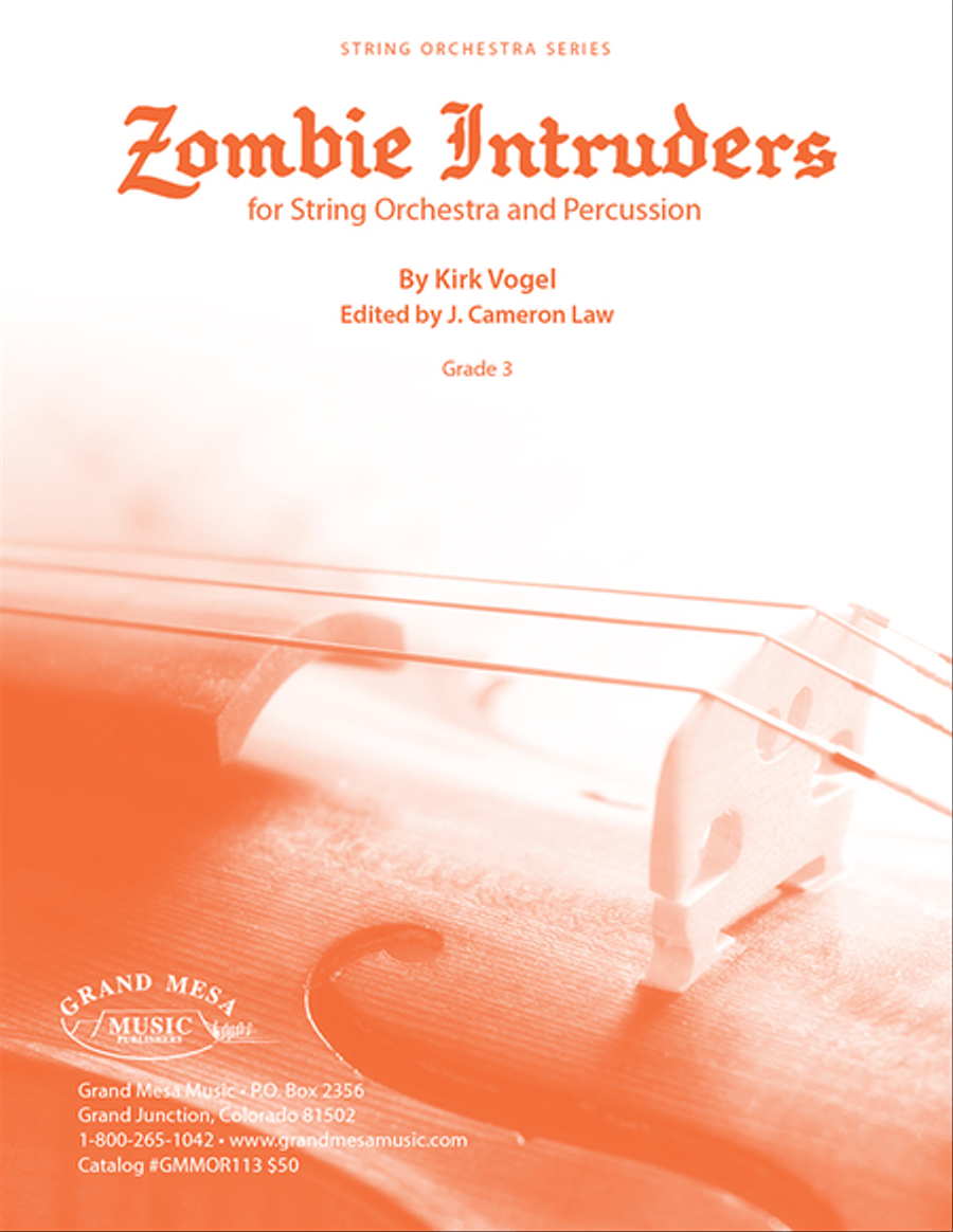 Zombie Intruders String Orchestra scores gallery preview page 1