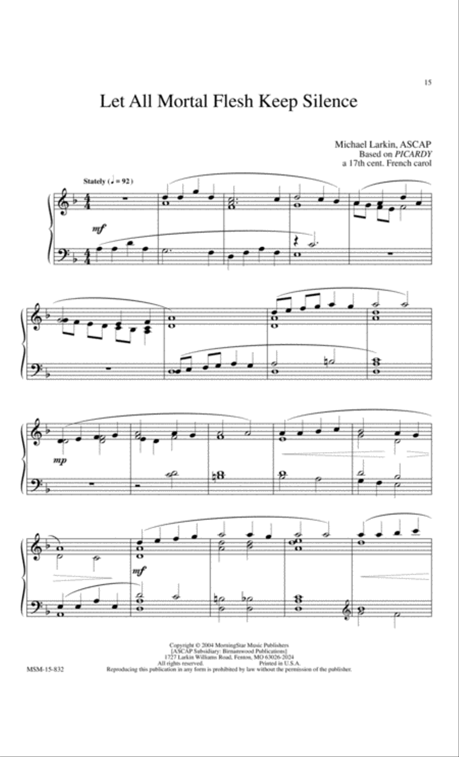 Be Thou My Vision 10 Meditative Hymns for Piano Easy Piano scores gallery preview page 7