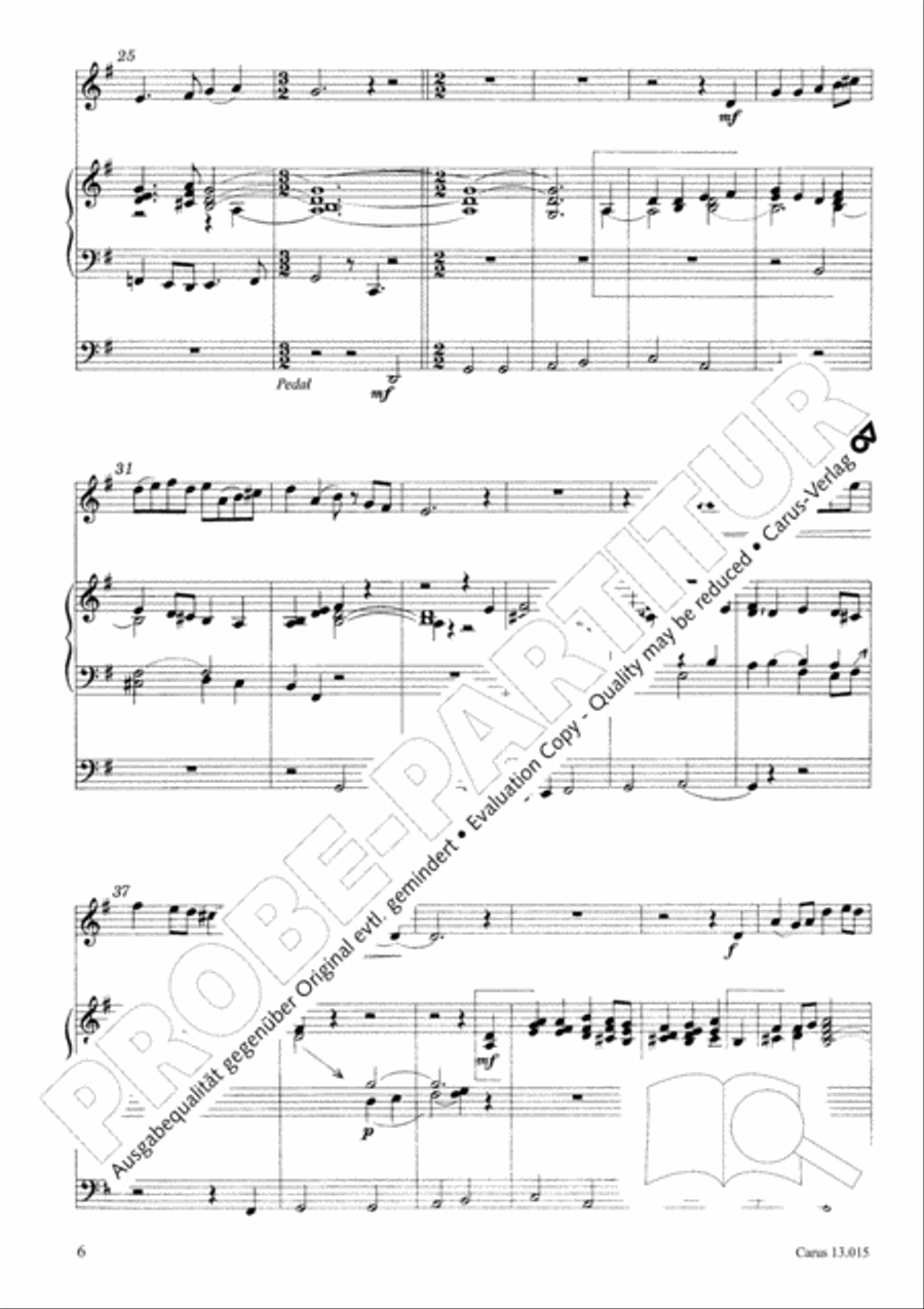 Schilling: Three Chorale Preludes Score scores gallery preview page 7