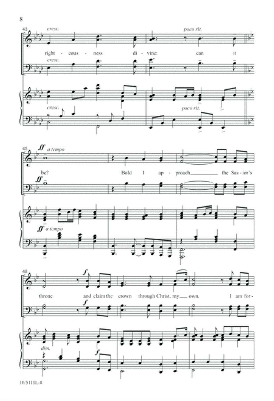 Can it Be? 4-Part scores gallery preview page 8
