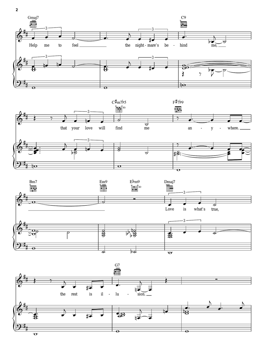 This Can't Be Real Piano, Vocal, Guitar scores gallery preview page 2