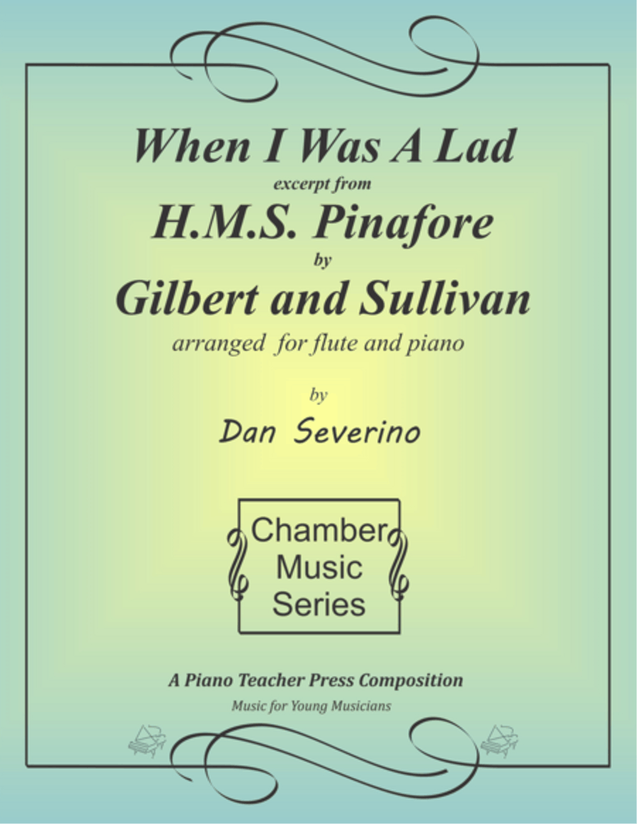 When I was a Lad Chamber Orchestra scores gallery preview page 1