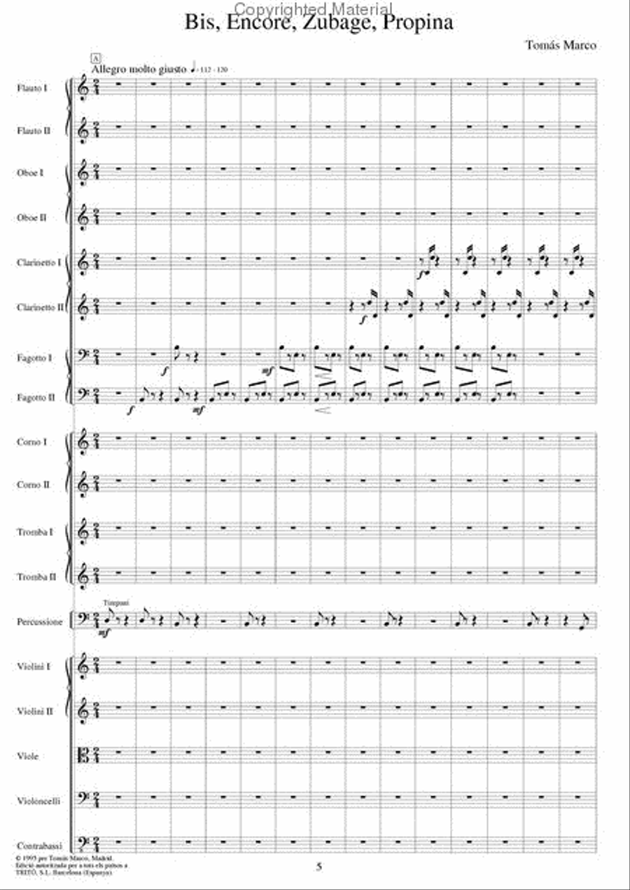 Bis, encore, zugabe, propina Bis, encore, zugabe, propina Score scores gallery preview page 2