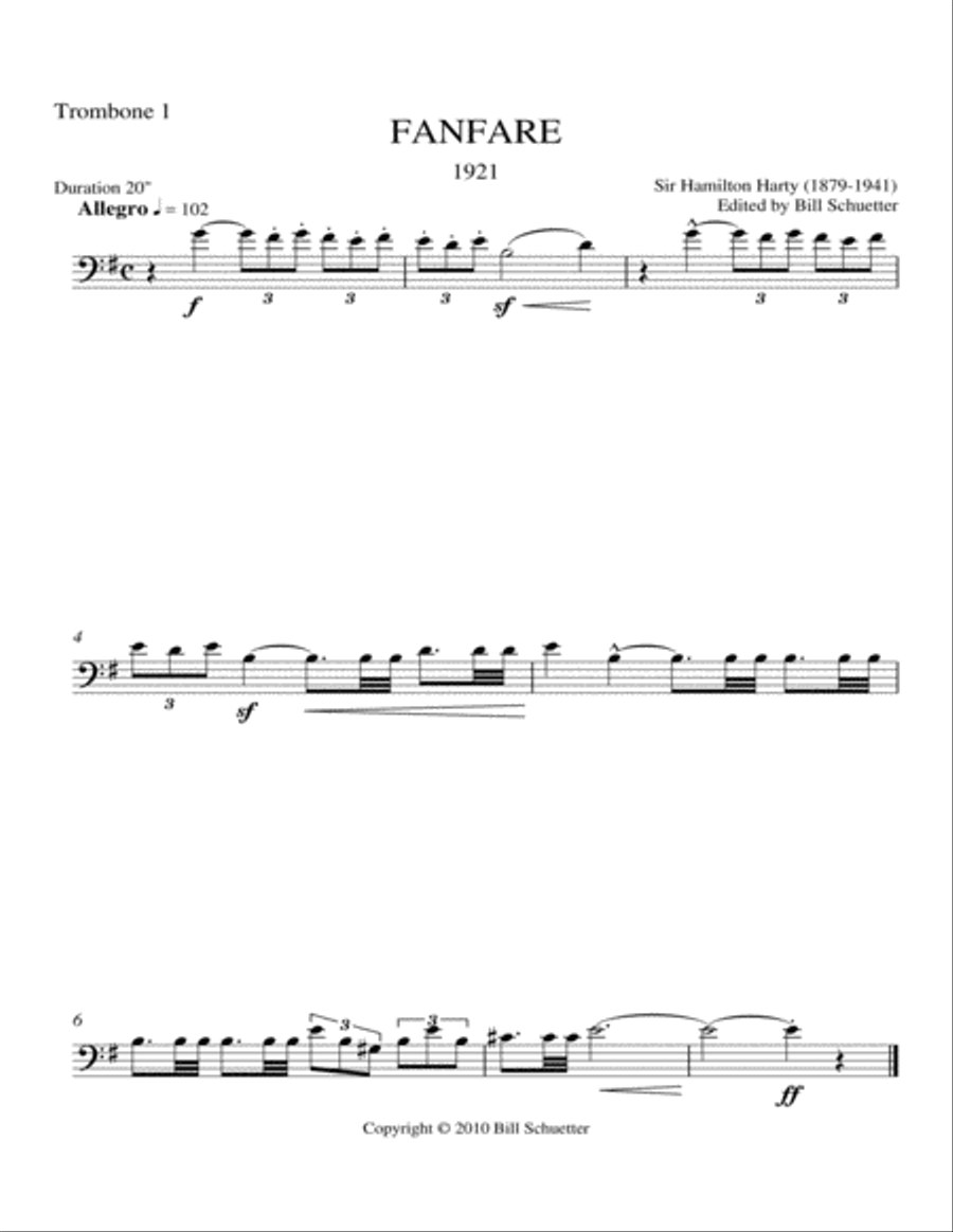 Fanfare Trombone Quartet scores gallery preview page 2