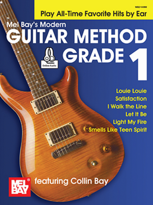 Book cover for Modern Guitar Method Grade 1: Play All-Time Favorite Hits by Ear