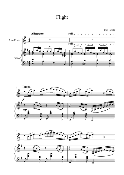Flight - Alto Flute and Piano image number null