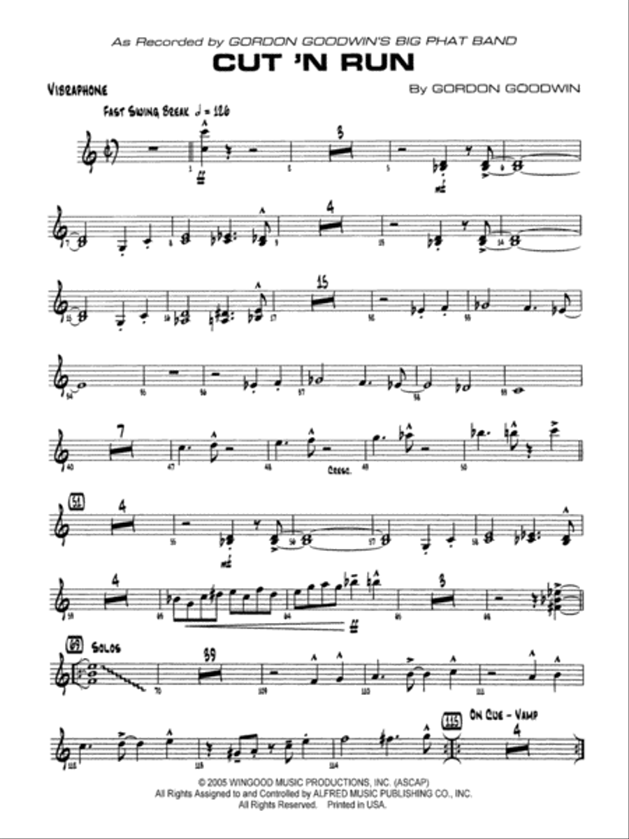 Cut 'n Run: Vibraphone