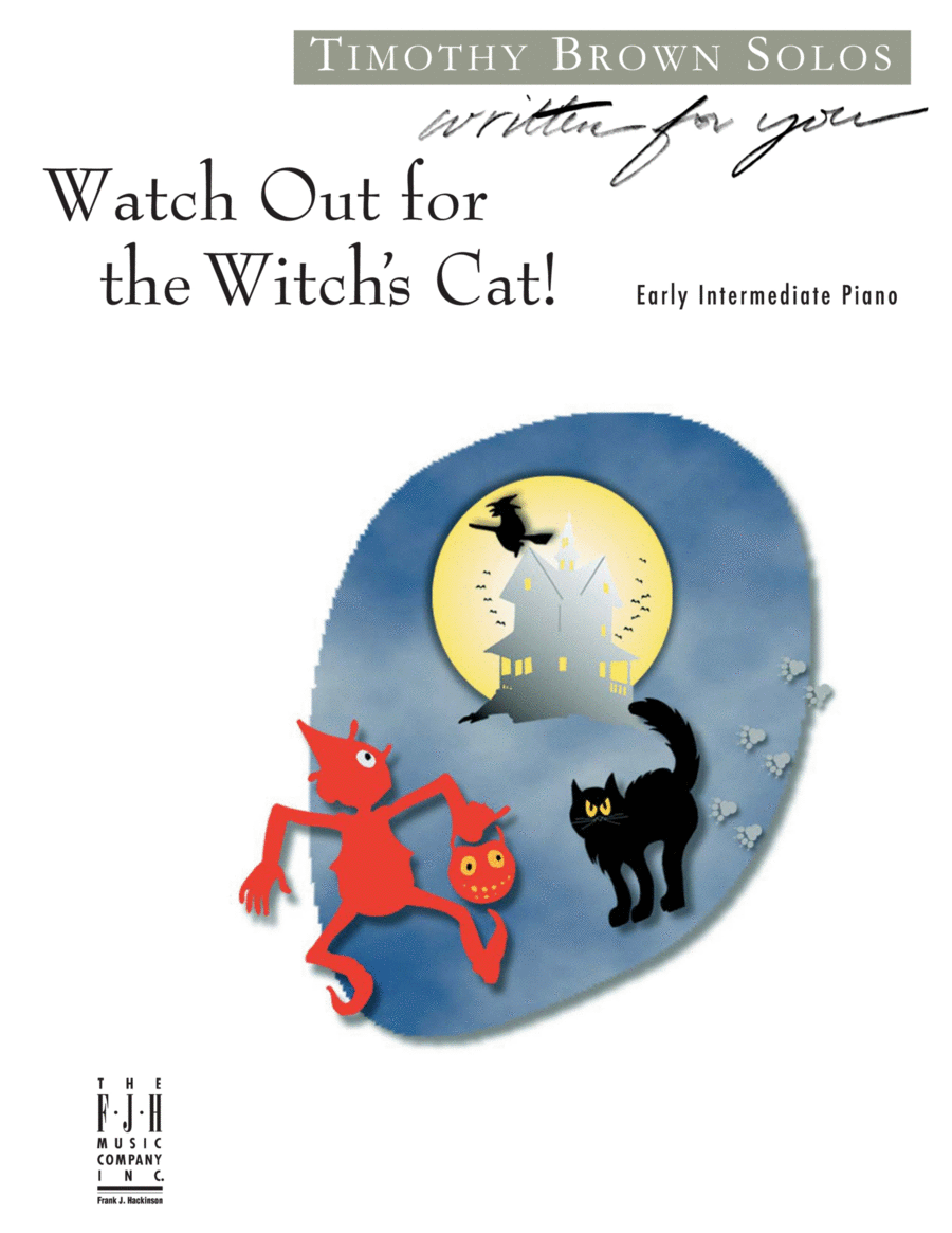 Watch Out for the Witch's Cat! Piano Solo scores gallery preview page 1