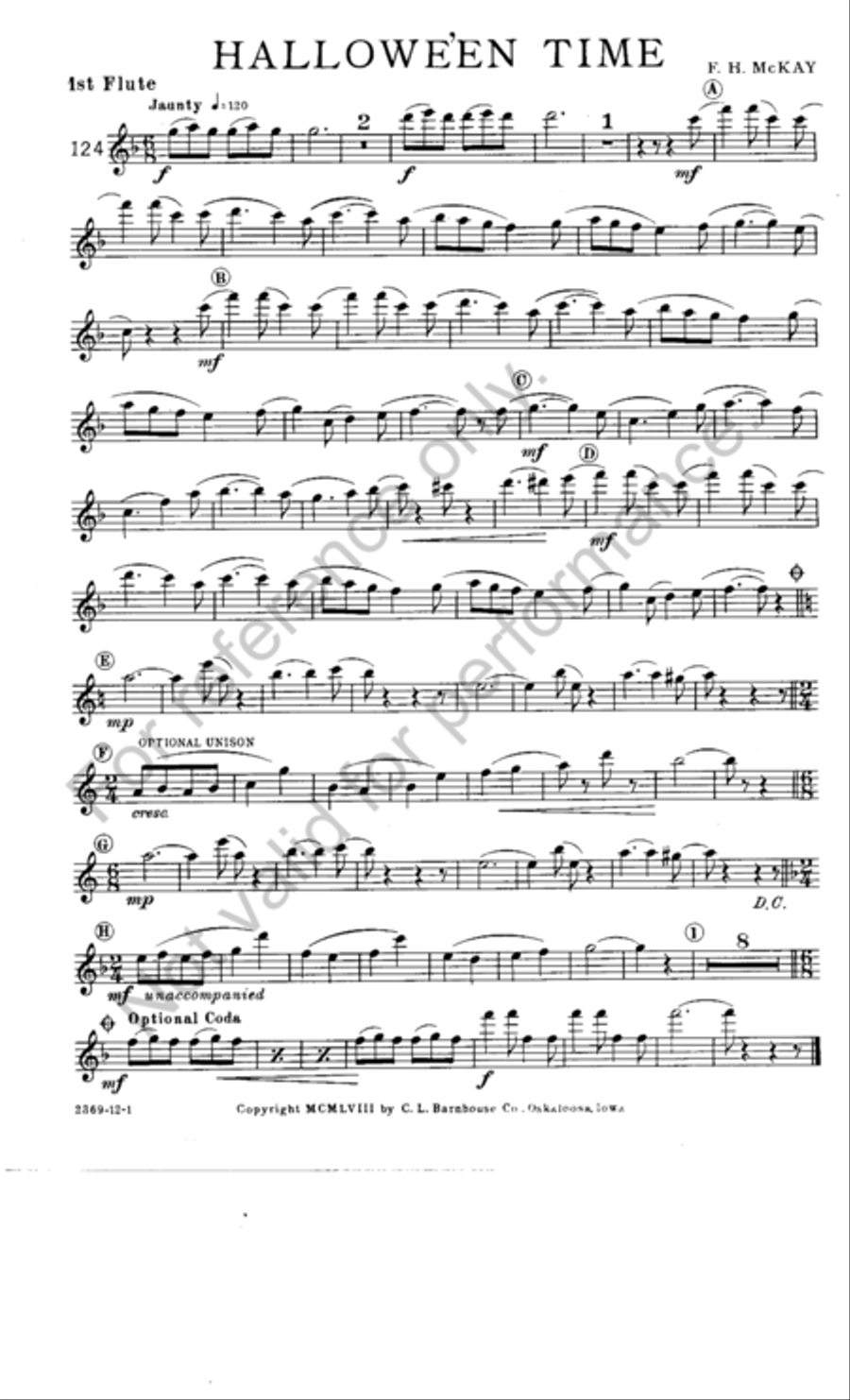 Halloween Time Halloween Time Flute Solo scores gallery preview page 2