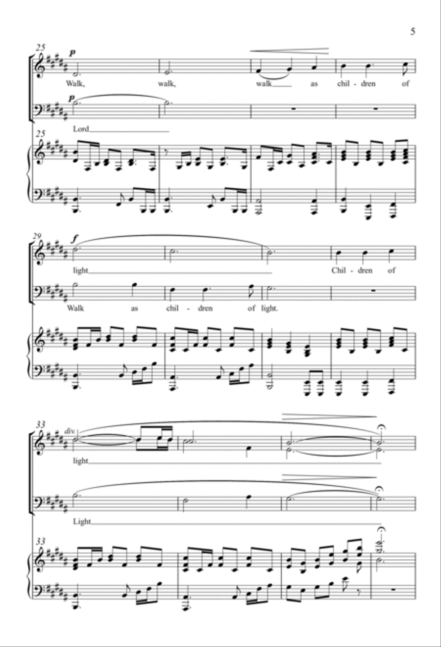 Children of Light 3-Part scores gallery preview page 3