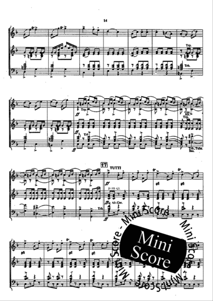 Pique Dame Concert Band scores gallery preview page 18