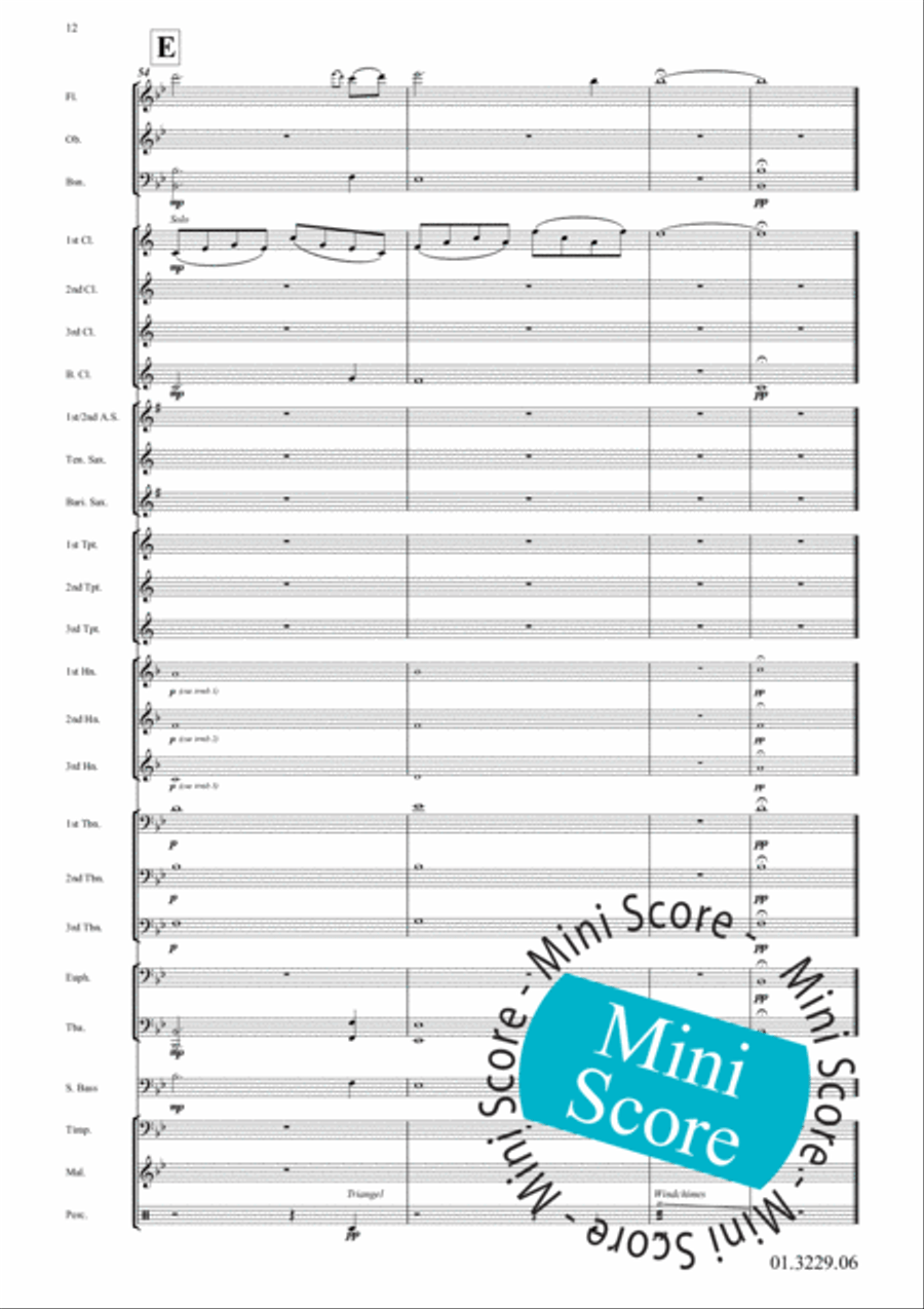 A Little Love Song Concert Band scores gallery preview page 16
