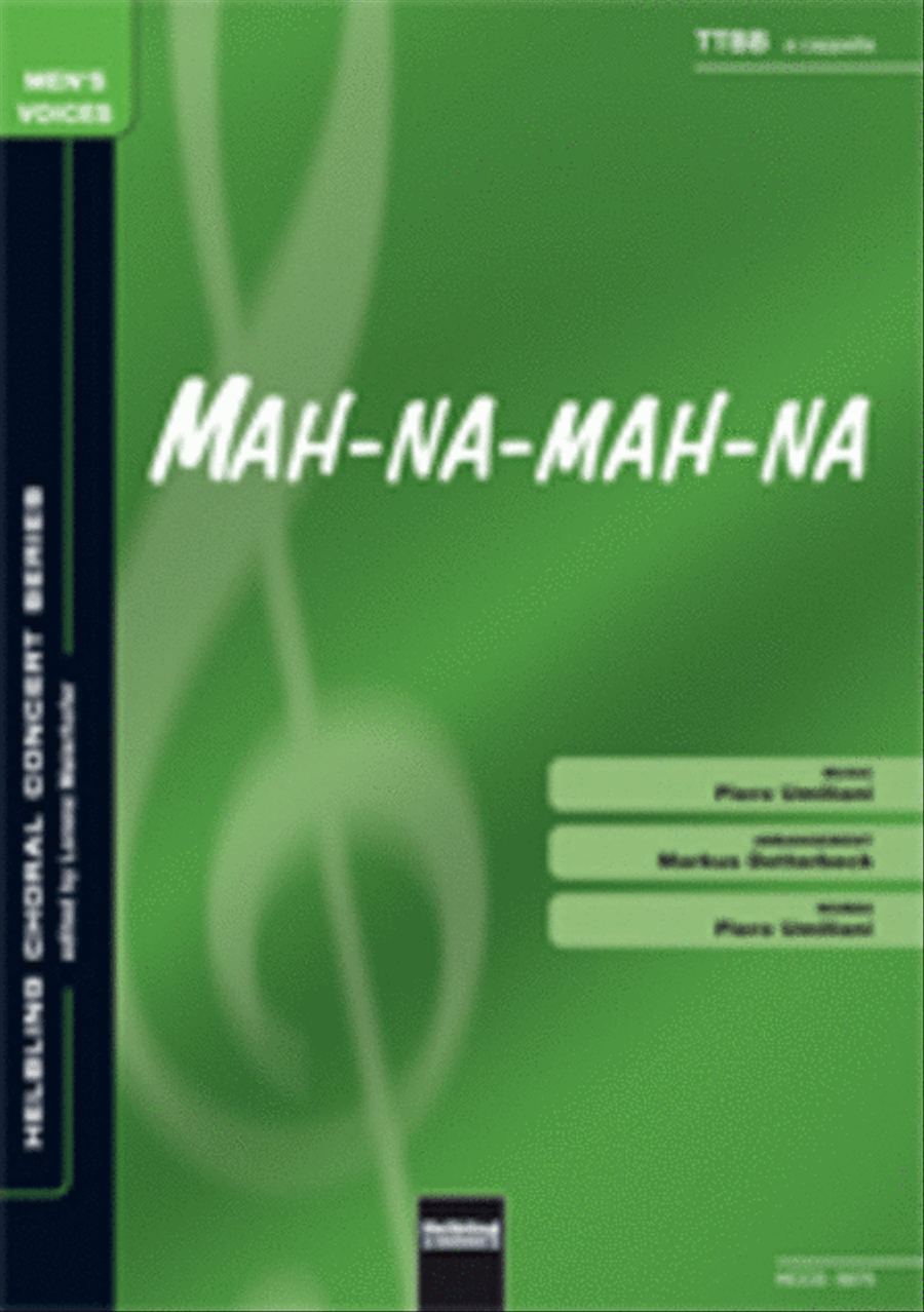 Mah-na-mah-na TTBB scores gallery preview page 1