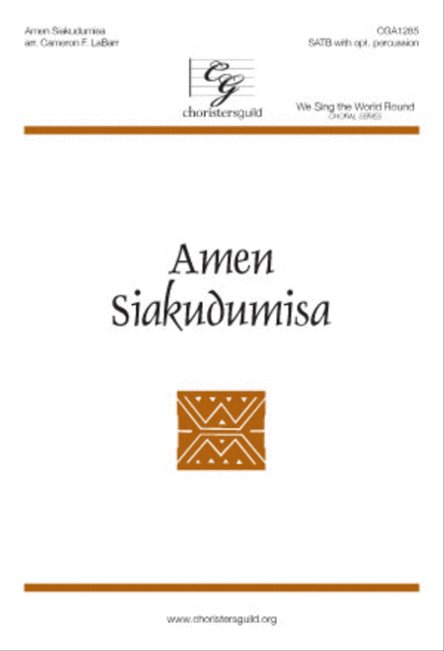 Amen Siakudumisa 4-Part scores gallery preview page 1