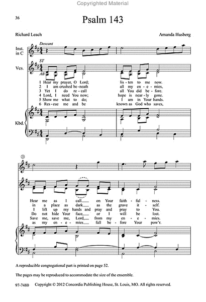 The Concordia Psalter: Series C, Set 1 image number null