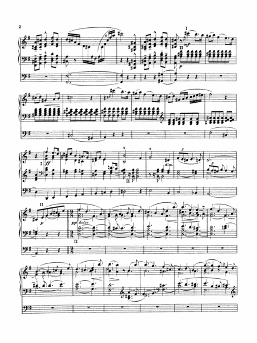 Elgar: Sonata in G Major (Urtext) Organ scores gallery preview page 2