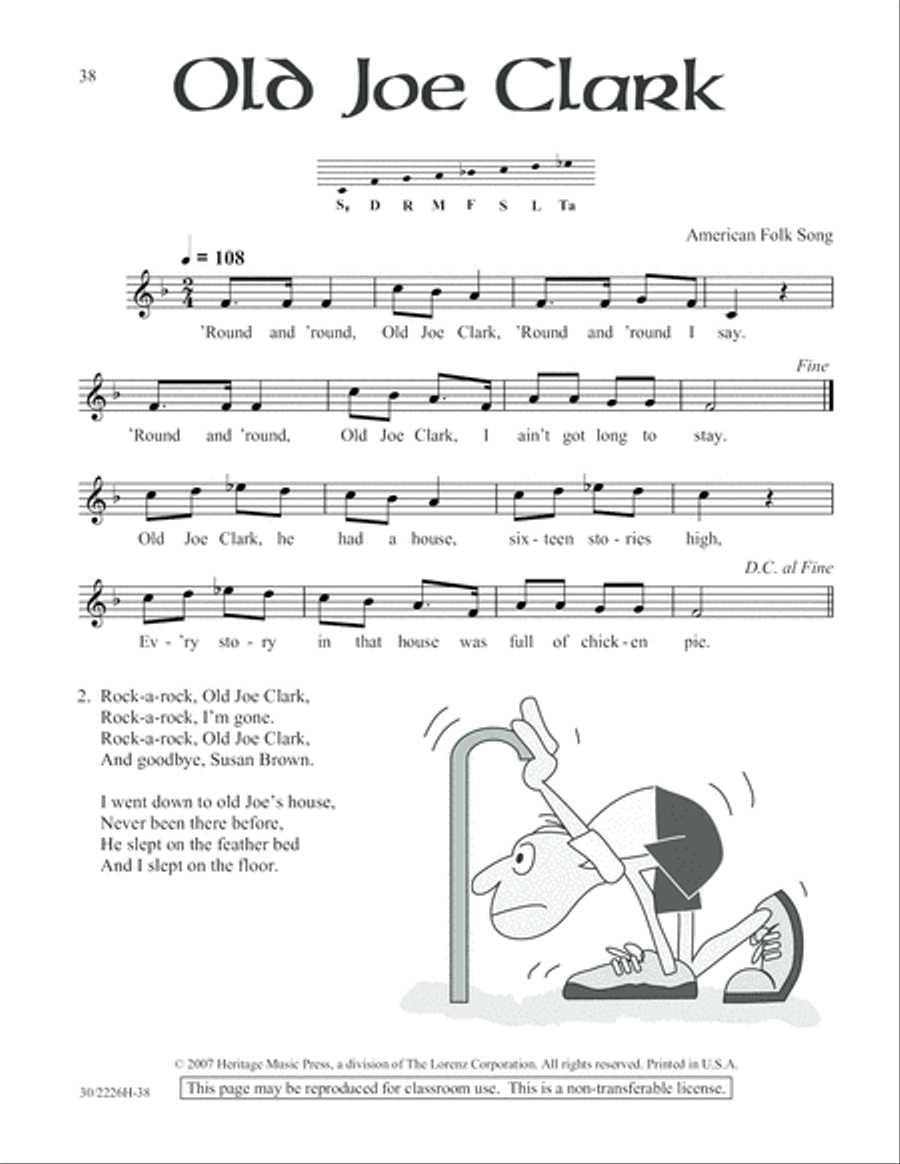 One-A-Day Warm-Ups for Orff Instruments Unison Choir scores gallery preview page 39