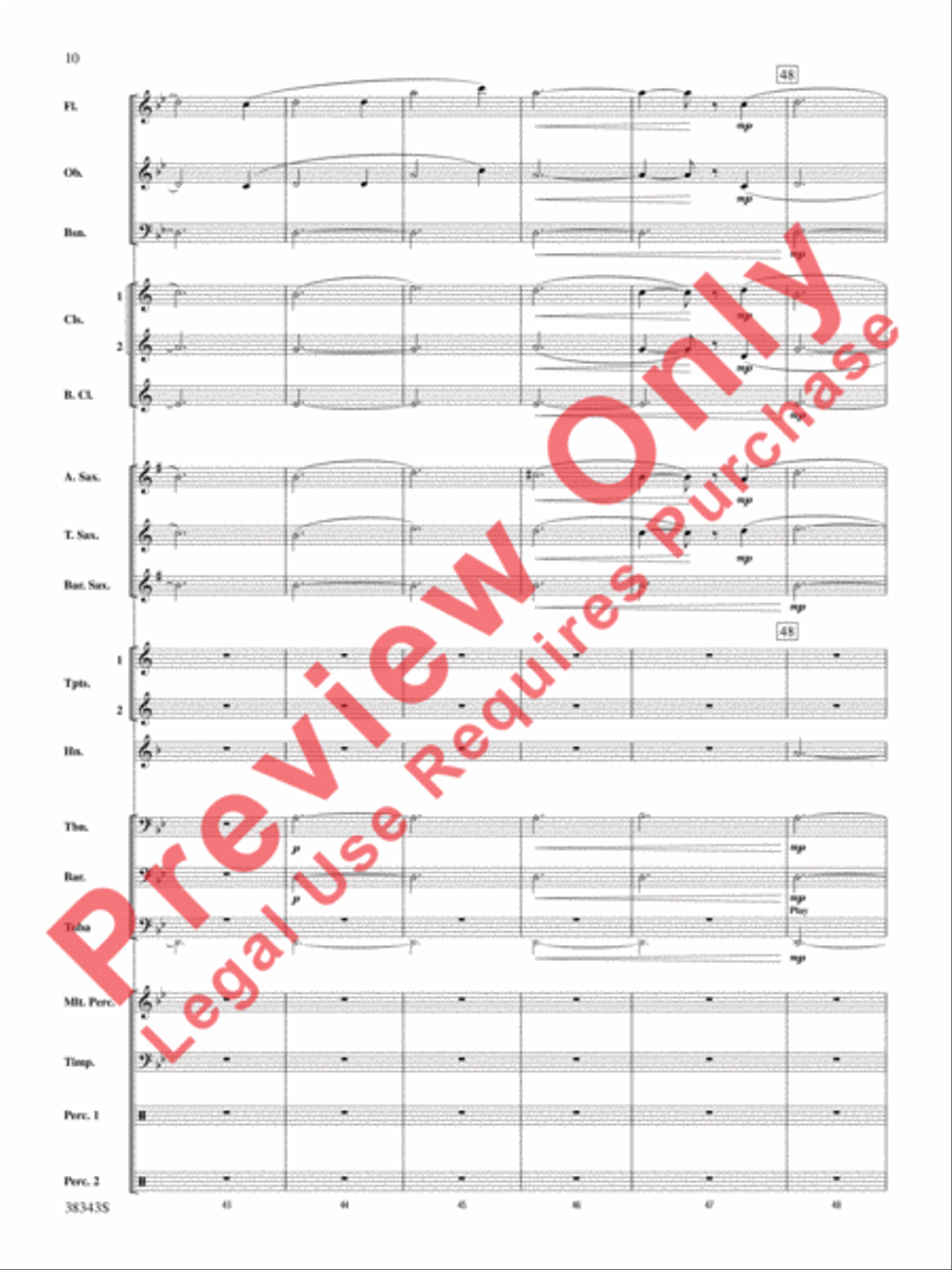Harry Potter and the Deathly Hallows, Part 2, Selections from Concert Band scores gallery preview page 11
