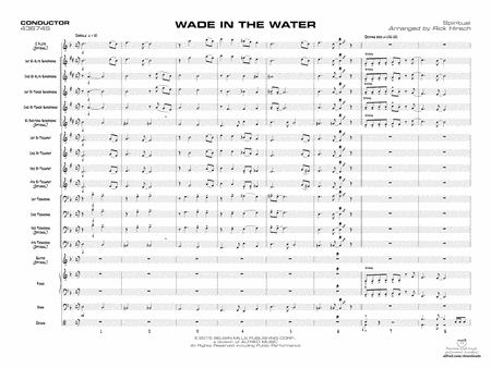 Wade in the Water: Score