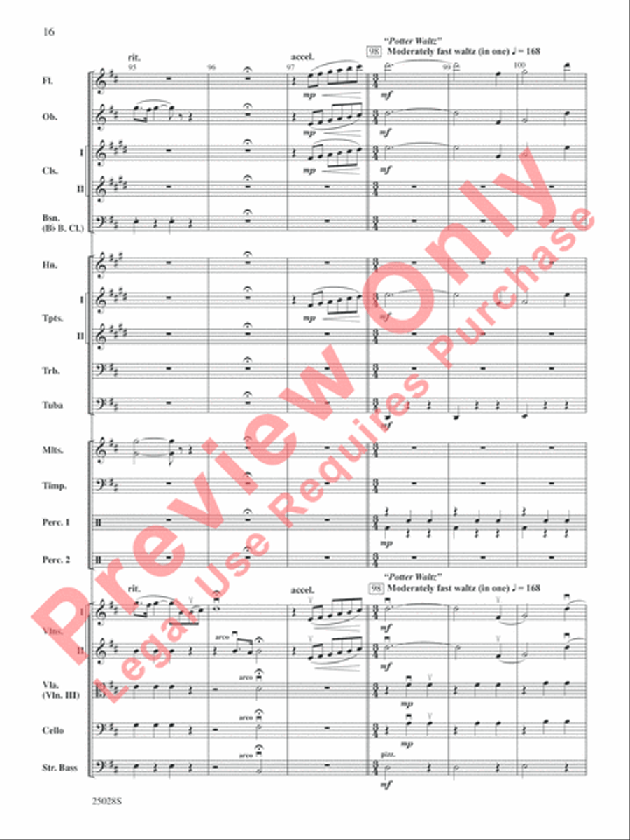 Harry Potter and the Goblet of Fire, Selections from Full Orchestra scores gallery preview page 17