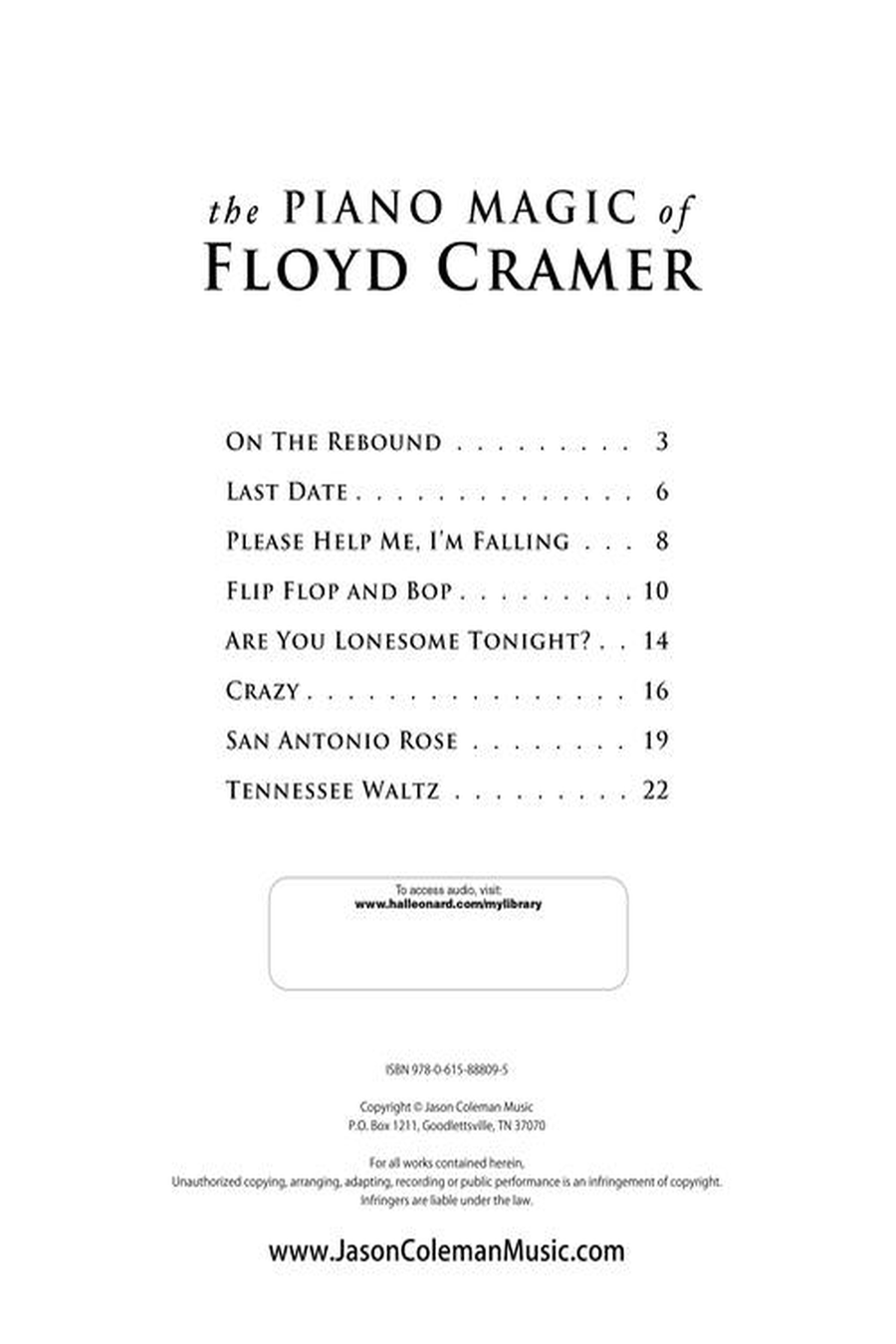 The Piano Magic of Floyd Cramer Piano scores gallery preview page 3