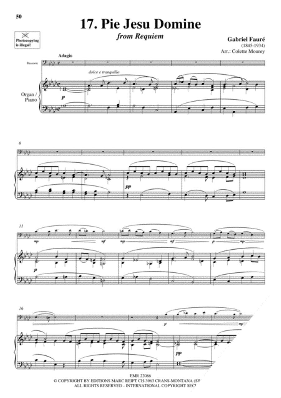 20 Greatest Meditations Bassoon Solo scores gallery preview page 19