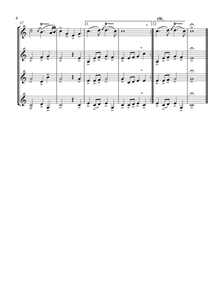 La Vigilance (from "Heroic Music") (Bb) (Trumpet Quartet)