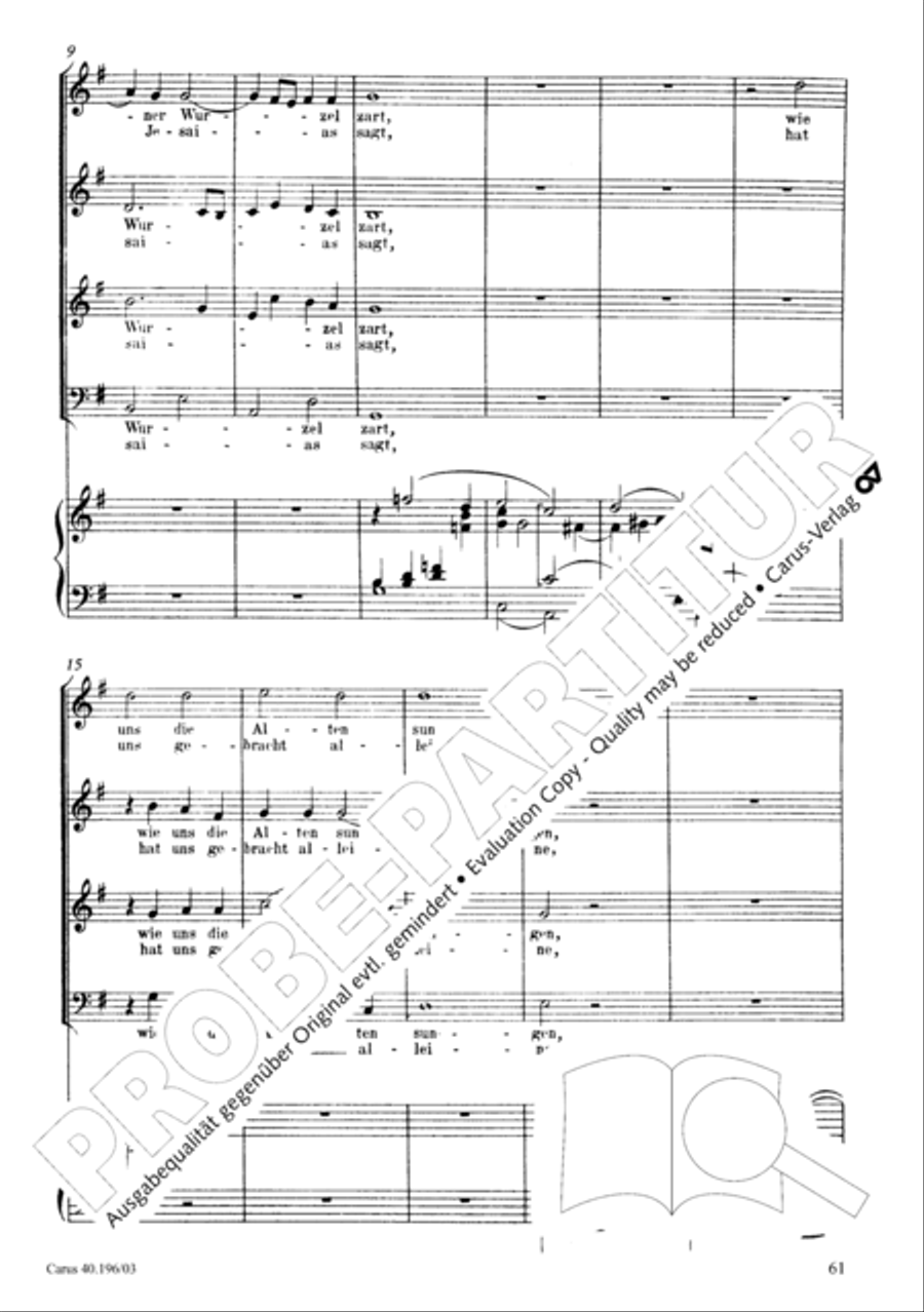 Die Geburt Christi SSA scores gallery preview page 62