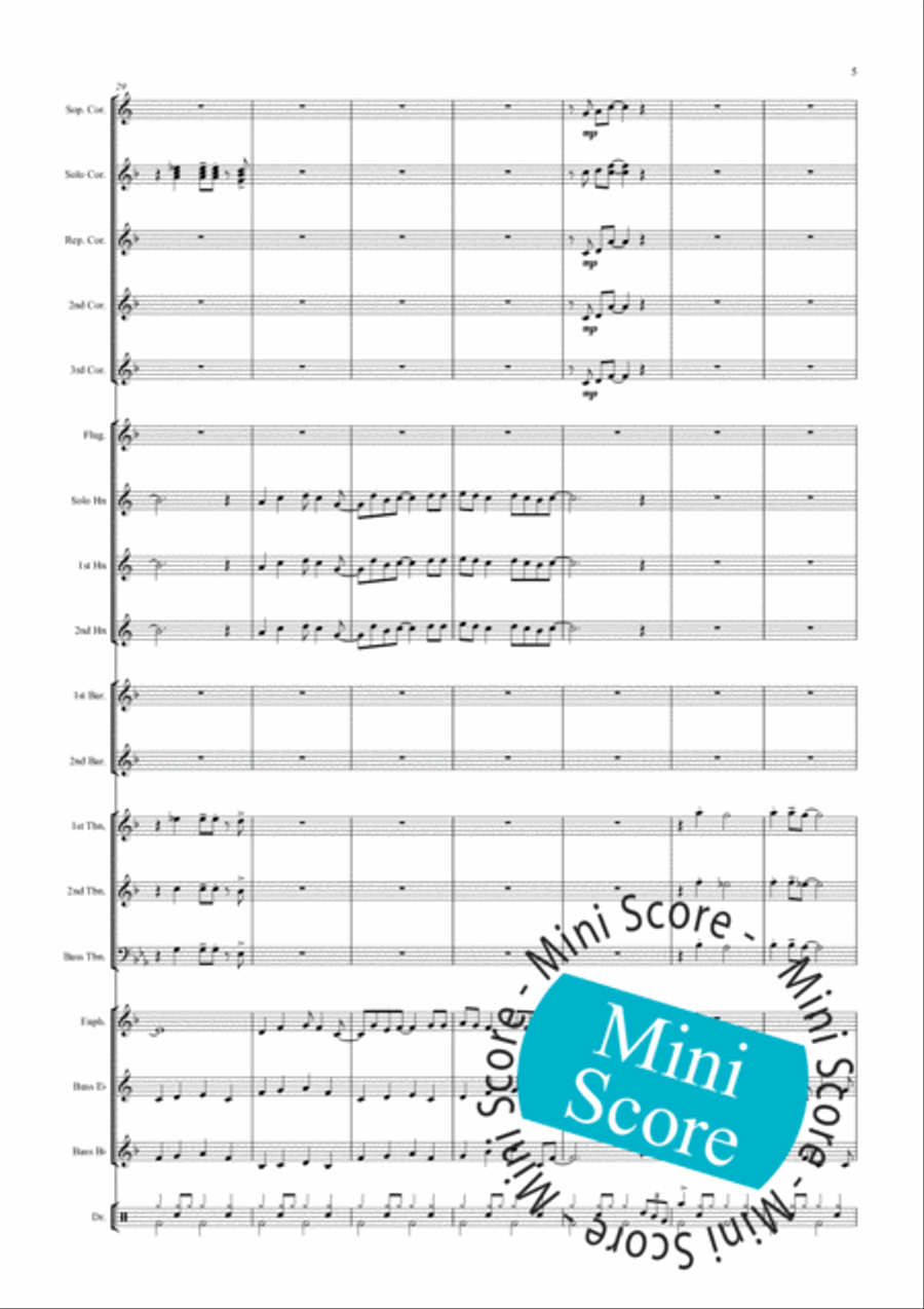Hangin' On! Brass Band scores gallery preview page 7