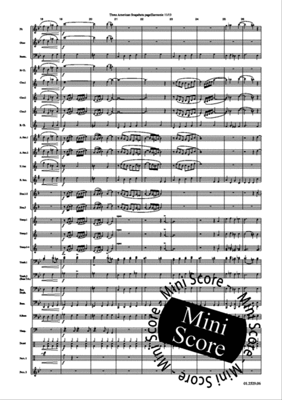 Three American Snapshots Three American Snapshots Concert Band scores gallery preview page 17