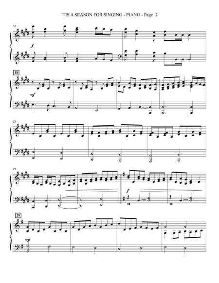 Appalachian Winter (A Cantata For Christmas) - Piano