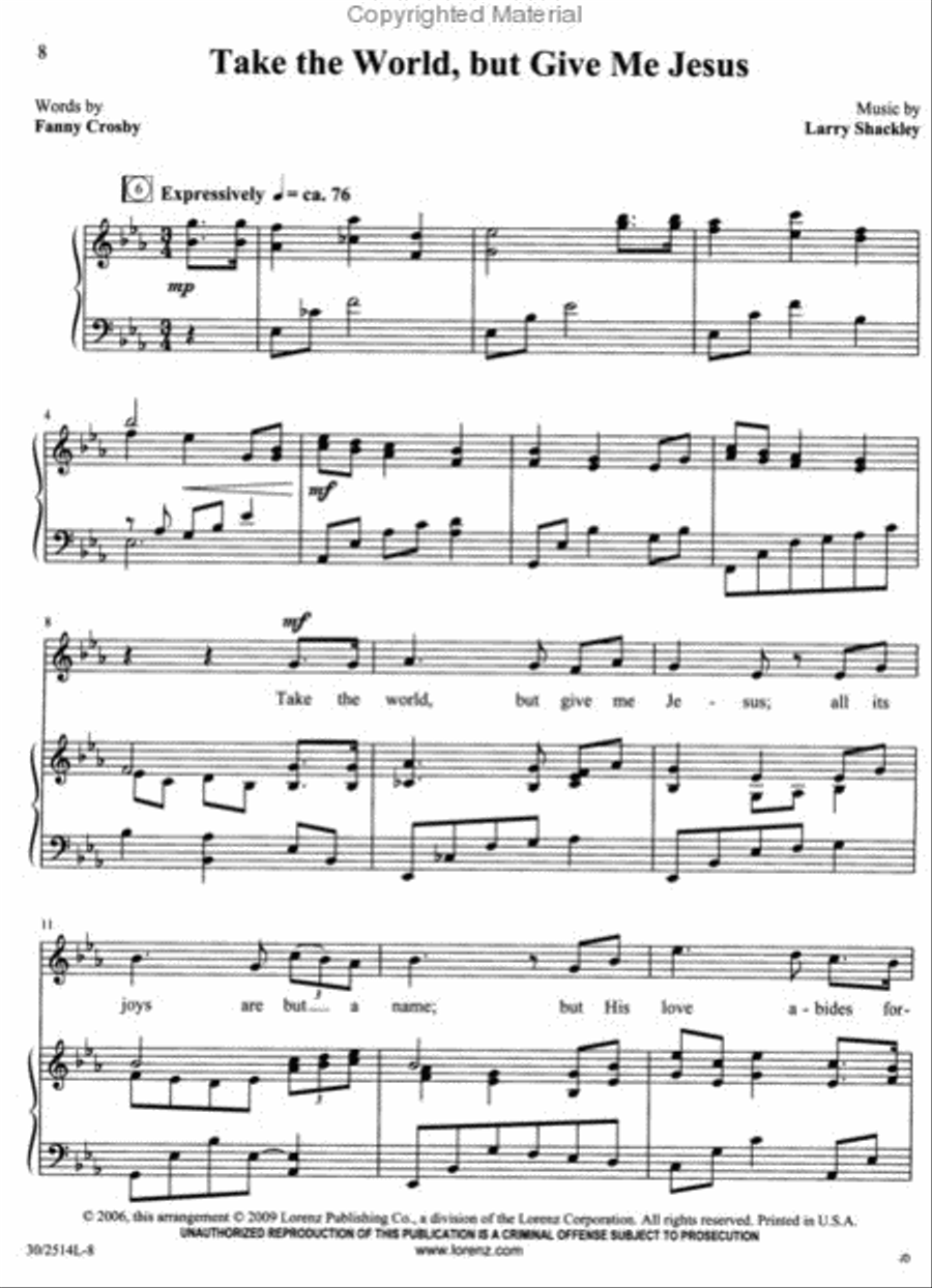 God's Mercy Medium Voice scores gallery preview page 3
